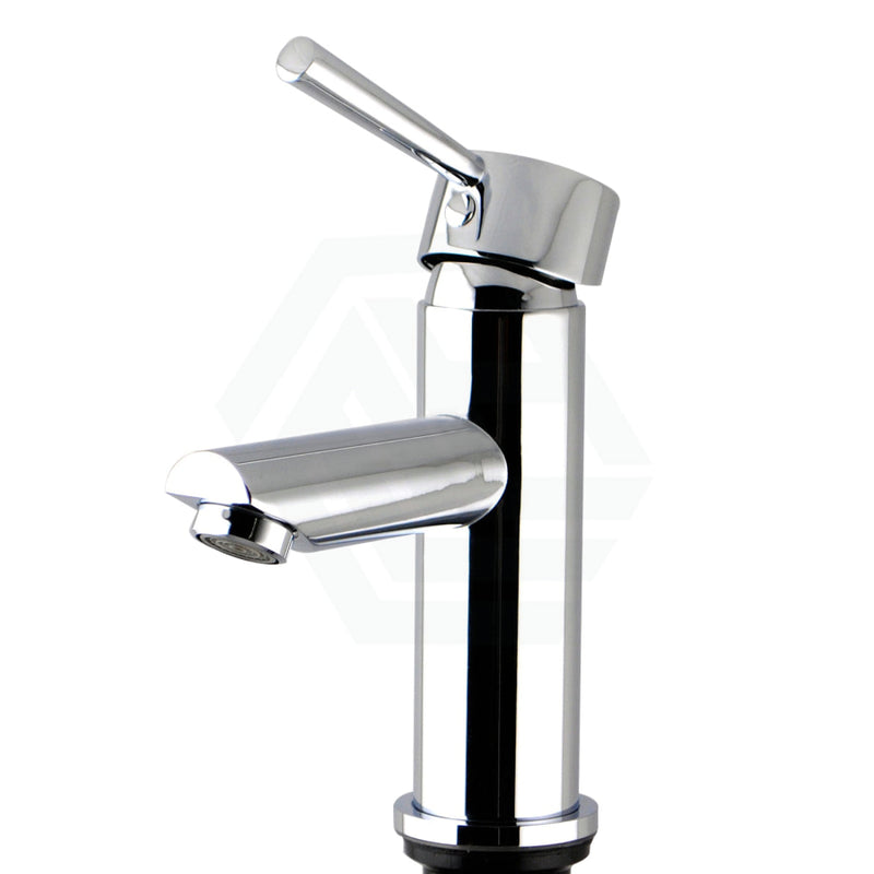 Euro Round Solid Brass Chrome Basin Mixer Tap Vanity Bathroom Products