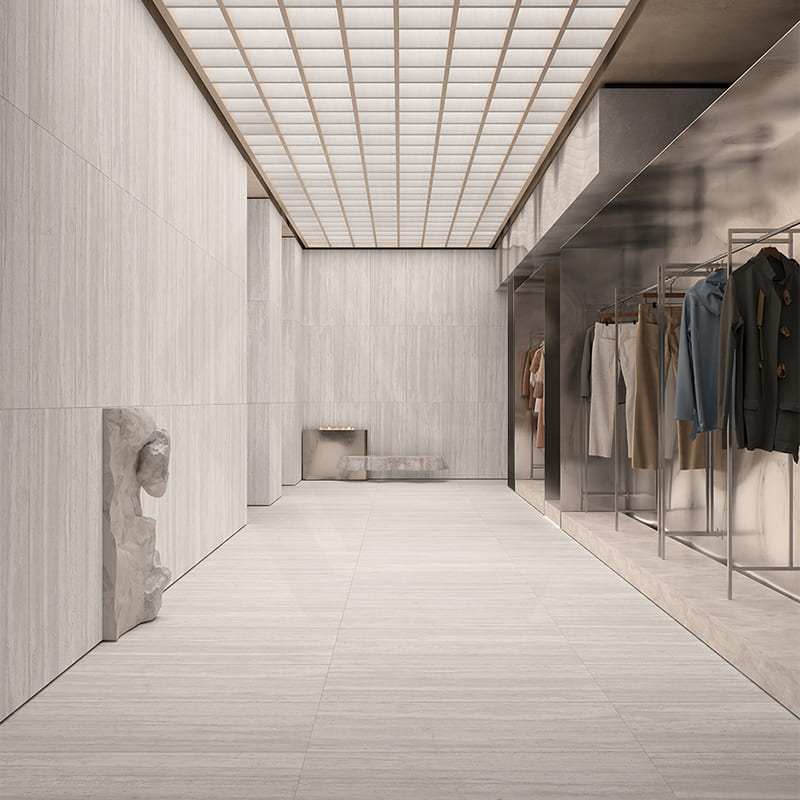 Euromarmo Travertine Chiaro Matt Stone Look 300/600/1200mm Tile