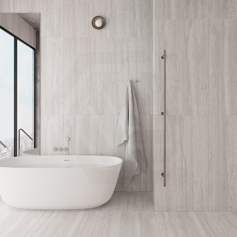 Euromarmo Travertine Chiaro Matt Stone Look 300/600/1200mm Tile