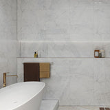 Euromarmo Carrara Venatino Polished Marble Look 600/1200mm Tile