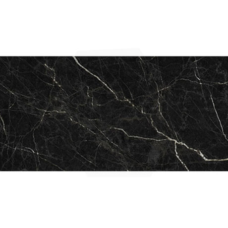 Euromarmo Nero Marquina Marble Look Honed 300/600mm Tile