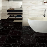 Euromarmo Nero Marquina Marble Look Polished 300/600mm Tile