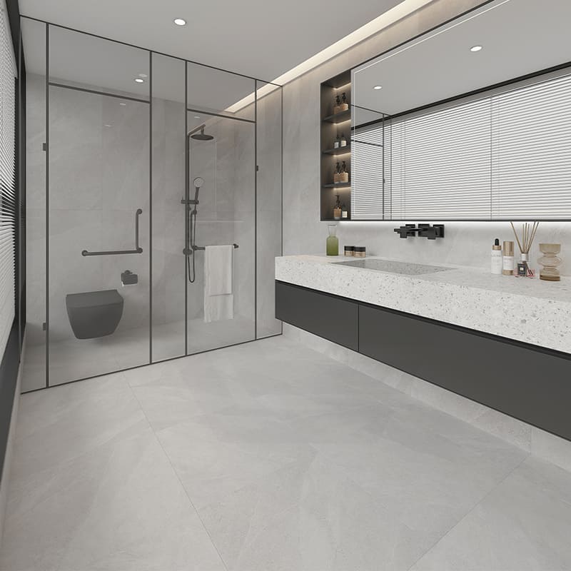 Mayastone Pearl Medium Grey Ezigrip Stone Look 300/600/1200mm Tile