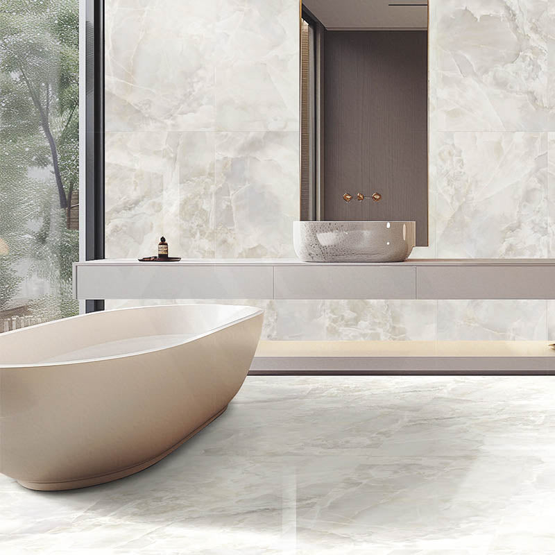 Onyx Citrine Polished Stone Look 600/1200mm Tile