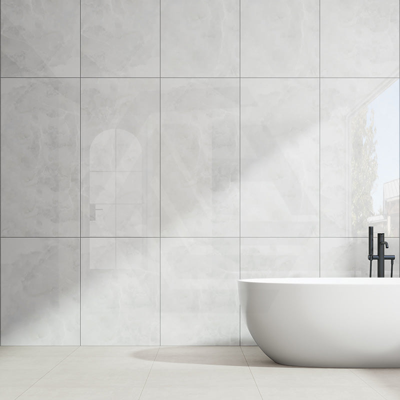 Onyx Ice Polished Stone Look 600/1200mm Tile