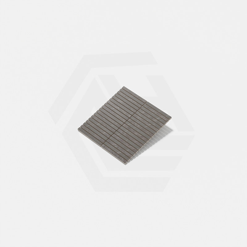 Marble Express Mosaic Pietra Grey Strip Honed Tile 305x305mm Sheet (15x150mm Strip Piece)