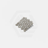 Marble Express Mosaic Silver Grey Hexagon Honed Tile 305x298mm Sheet (48×55mm Hexagon Piece)