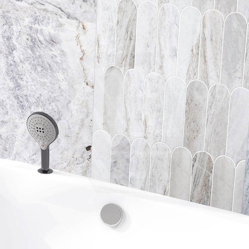 Marble Mosaic Paradise Feather Honed Tile 338x268mm Sheet (82x268mm Chip Piece)