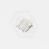 Marble Mosaic Raw Silk Nova Brick Honed Tile 300x300mm Sheet