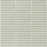 Cottage Pencil Mosaic Sheet Aqua Green Gloss 296x293mm Tile (13x95mm Pencil Piece)