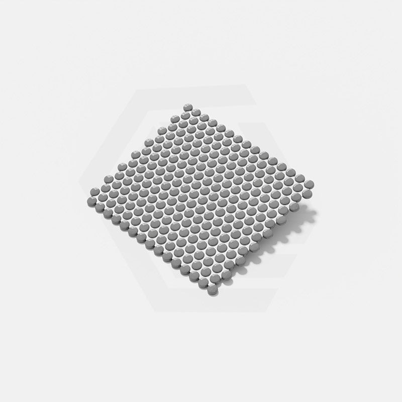 Cottage Penny Round Mosaic Sheet Gloss Grey 315x291mm Tile (20x20mm Round Piece)
