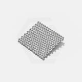 Cottage Penny Round Mosaic Sheet Matt Grey 315x291mm Tile (20x20mm Round Piece)