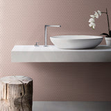 Cottage Penny Round Mosaic Sheet Sugar Rose Matt Pink 315x291mm Tile (20x20mm Round Piece)