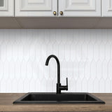 Cottage Picket Mosaic Sheet Matt White 257x313mm Tile (48x195mm Picket Piece)