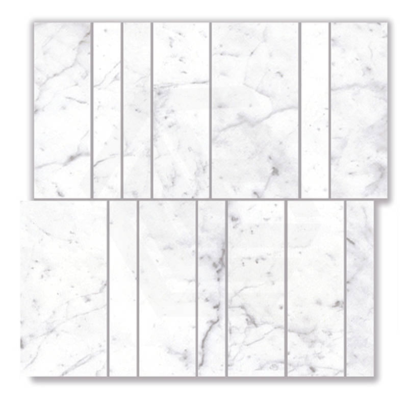 Euromarmo Carrara Venatino Mosaic Nova Brick Honed 300x300mm Tile