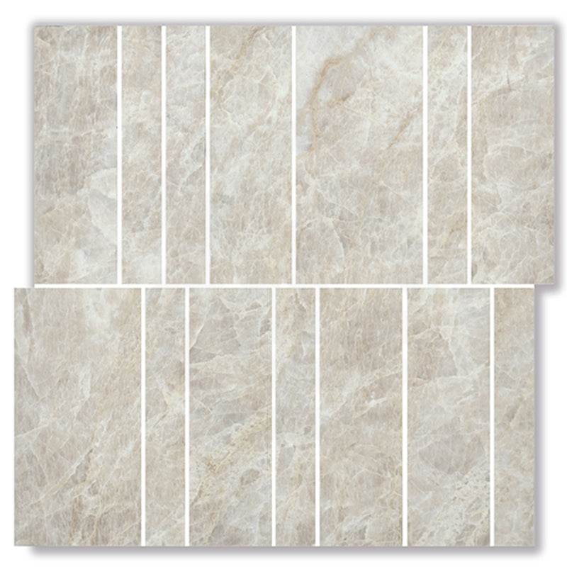 Euromarmo Mosaic Taj Mahal Nova Brick Honed Tile 300x300mm Sheet