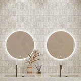 Euromarmo Mosaic Taj Mahal Nova Brick Honed Tile 300x300mm Sheet