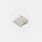 Euromarmo Mosaic Taj Mahal Nova Brick Honed Tile 300x300mm Sheet