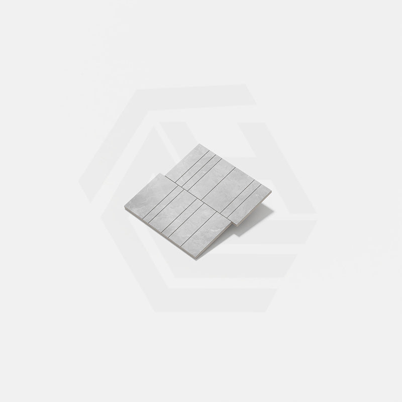 Mayastone Mosaic Pearl Nova Brick Ezigrip Tile 300x300mm Sheet