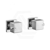 Chrome Cubic Shower Bath Wall Taps