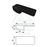 Solid Brass Square Wall Mixer for Bathtub and Basin Variant Colour Available