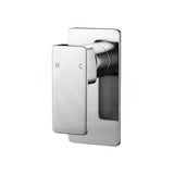 Soft Rectangle Brass Wall Mixer for Shower/Bathtub - Chrome/Matt Black
