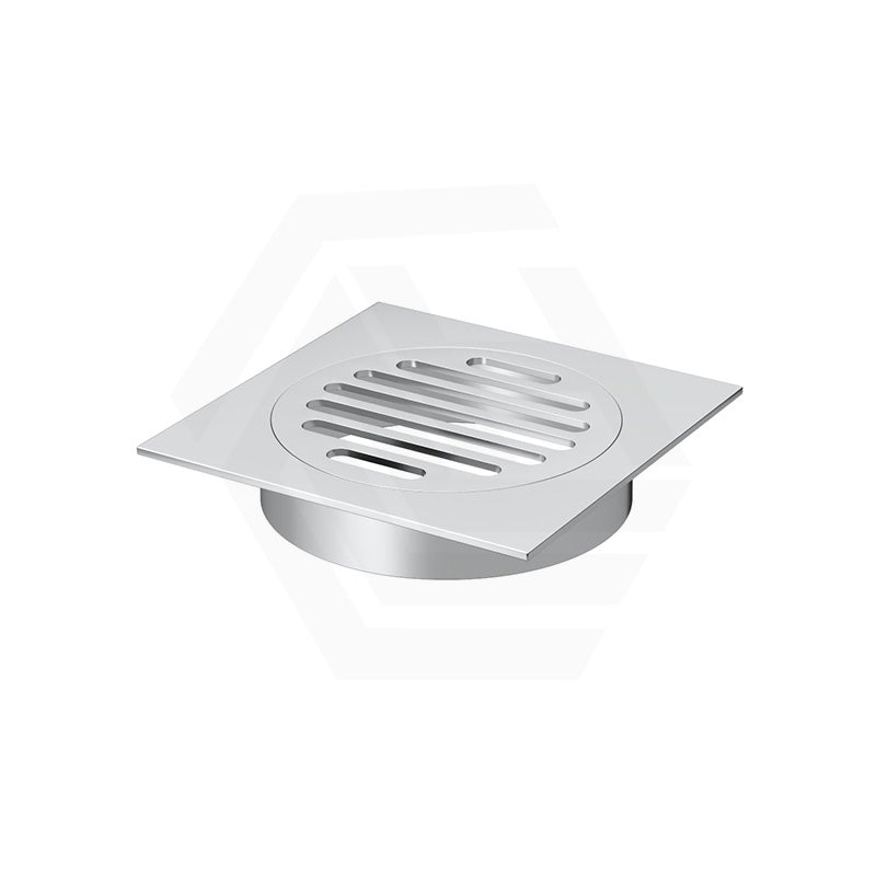110x110mm Square Brass Floor Waste Outlet 100mm Drain Variant Colour Available