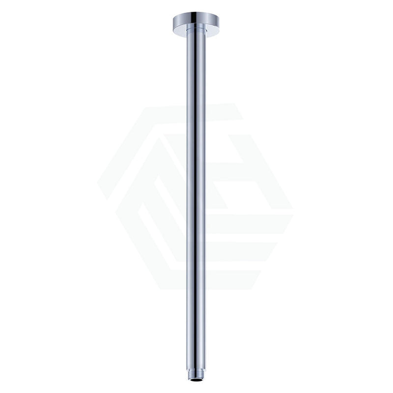 Fienza 100/450Mm Round Chrome Ceiling Shower Dropper 450Mm Arms