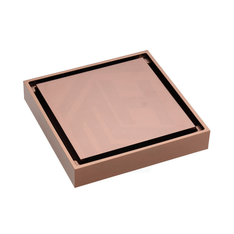 Fienza Rose Gold Square Tile 2-In-1 Floor Waste 88Mm Outlet Wastes