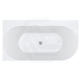 Fienza 1400mm Chloe Bathtub Left/Right Corner Acrylic Gloss White NO Overflow