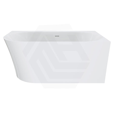 Fienza 1400mm Chloe Bathtub Left/Right Corner Acrylic Gloss White NO Overflow