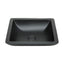 Fienza 420x420x105mm Classique Matt Black Cast Stone Above Counter Basin