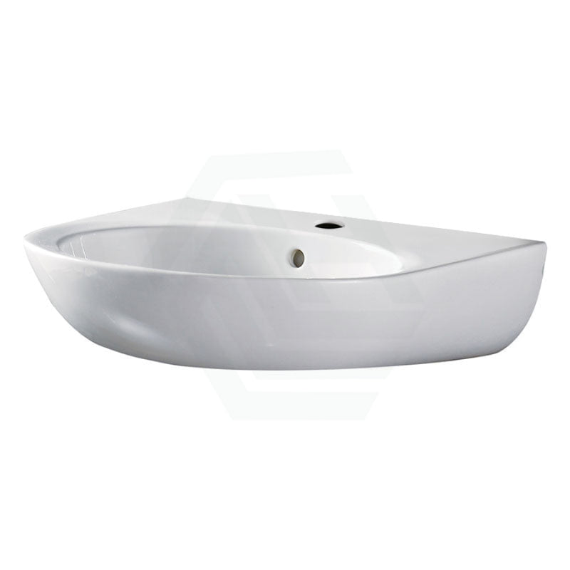 Fienza 560X440X145Mm Stella Care Wall Hung Gloss White Ceramic Basin 1 Or 3 Tap Holes Hole Special