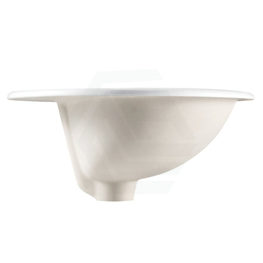 Fienza Gloss White Ceramic Basin Oval Overflow Hole - MyHomeware