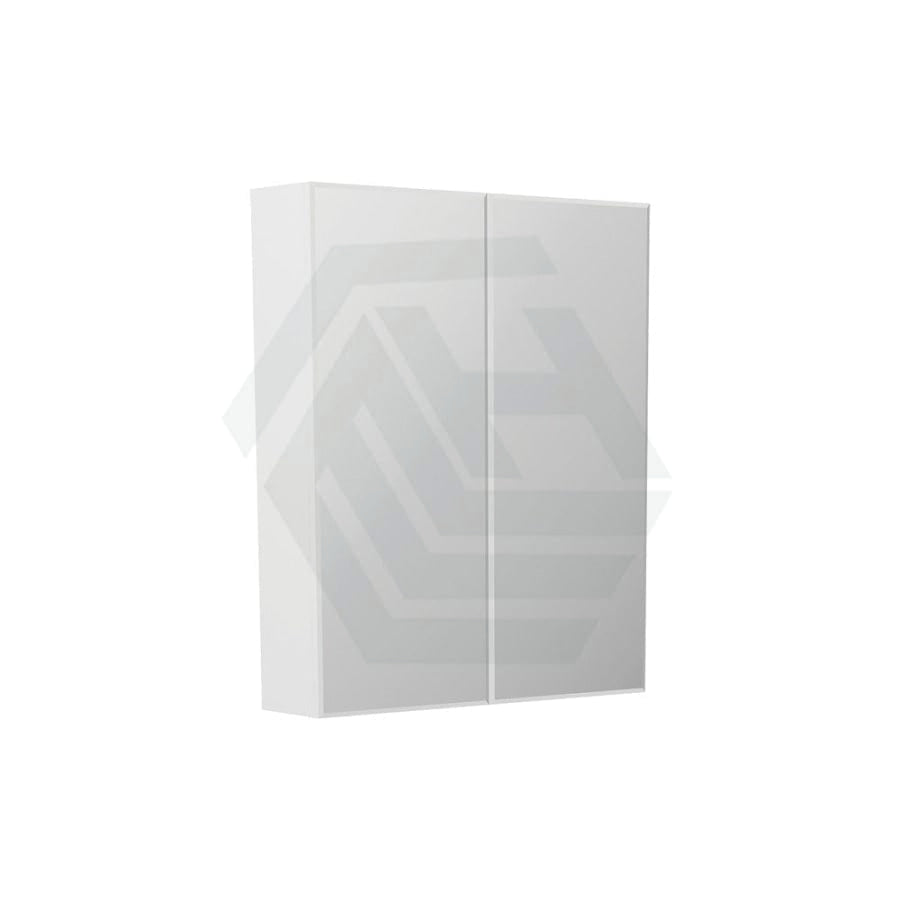 300/600/750/900/1200mm PVC Pencil Edge Gloss White MDF board Mirror Shaving Cabinet With Shelves