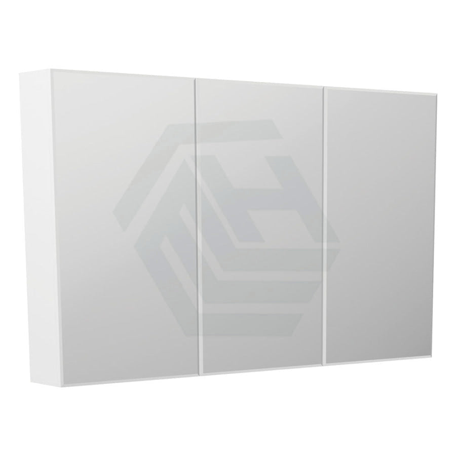 300/600/750/900/1200mm PVC Pencil Edge Gloss White MDF board Mirror Shaving Cabinet With Shelves