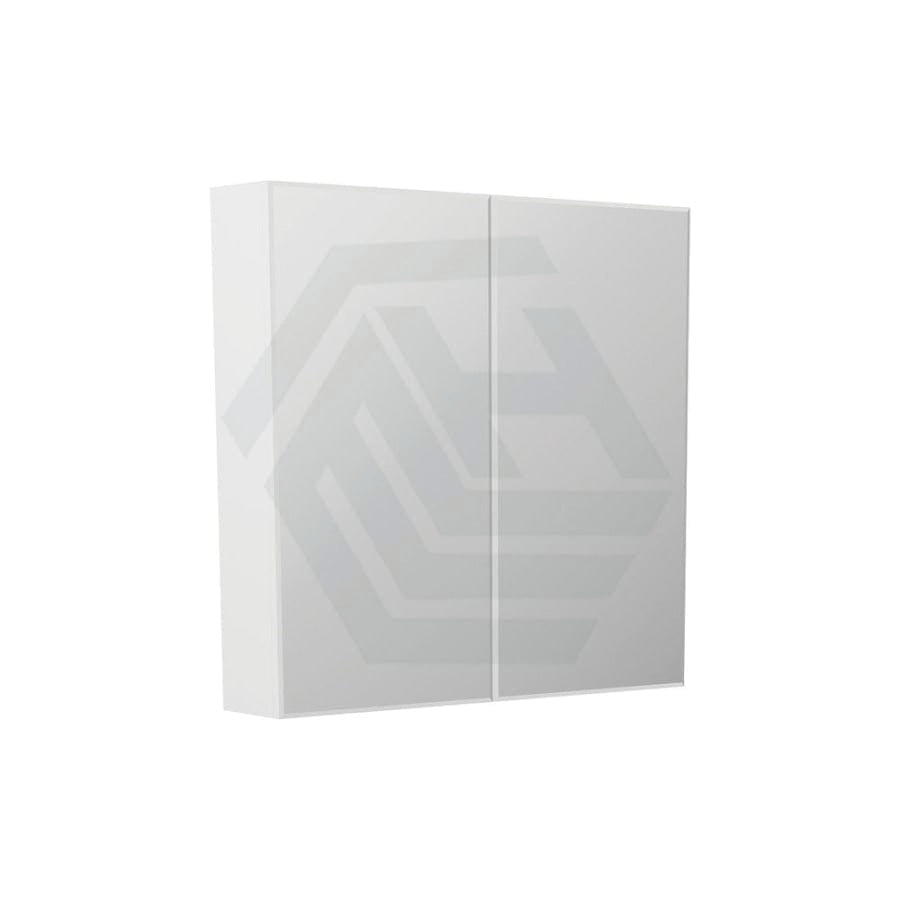 300/600/750/900/1200mm PVC Pencil Edge Gloss White MDF board Mirror Shaving Cabinet With Shelves
