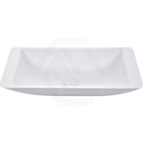 Fienza 600x345x105mm Classique Matt White Cast Stone Above Counter Basin