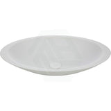 Fienza 600x350x105mm Bahama Matt White Cast Stone Above Counter Basin