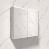 Fienza 750/900/1200Mm Led Pencil Edge Mirror Cabinet With Industrial Side Panels Shaving Cabinets