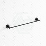 Fienza Axle 900Mm Single Towel Rail Matte Black Rails
