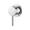 Fienza Axle Chrome Wall Mixer Small Round Plate Mixers