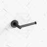 Fienza Axle Roll Holder Matte Black Toilet Paper Holders