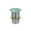 Fienza Ceramic Cap Pop-Up Waste 32Mm No Overflow Matte Green Basin Pop Up Wastes