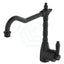 Eleanor Shepherds Crook Sink Mixer Black / Black