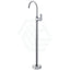 Fienza Empire Floor Standing Mixer Chrome Round Mounted Bath Mixers