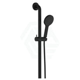 Fienza Hustle Care Matt Black Inverted T Rail Shower Left/Right Hand With Handheld