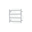 Fienza Isabella Chrome Heated Towel Rail 600 X 1200Mm 9 Bars Rails