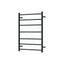Fienza Isabella Matte Black Heated Towel Rail 7/8/9 Bars 7 Bars(600X800Mm) Rails