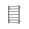 Fienza Isabella Matte Black Heated Towel Rail 7/8/9 Bars 7 Bars(600X800Mm) Rails